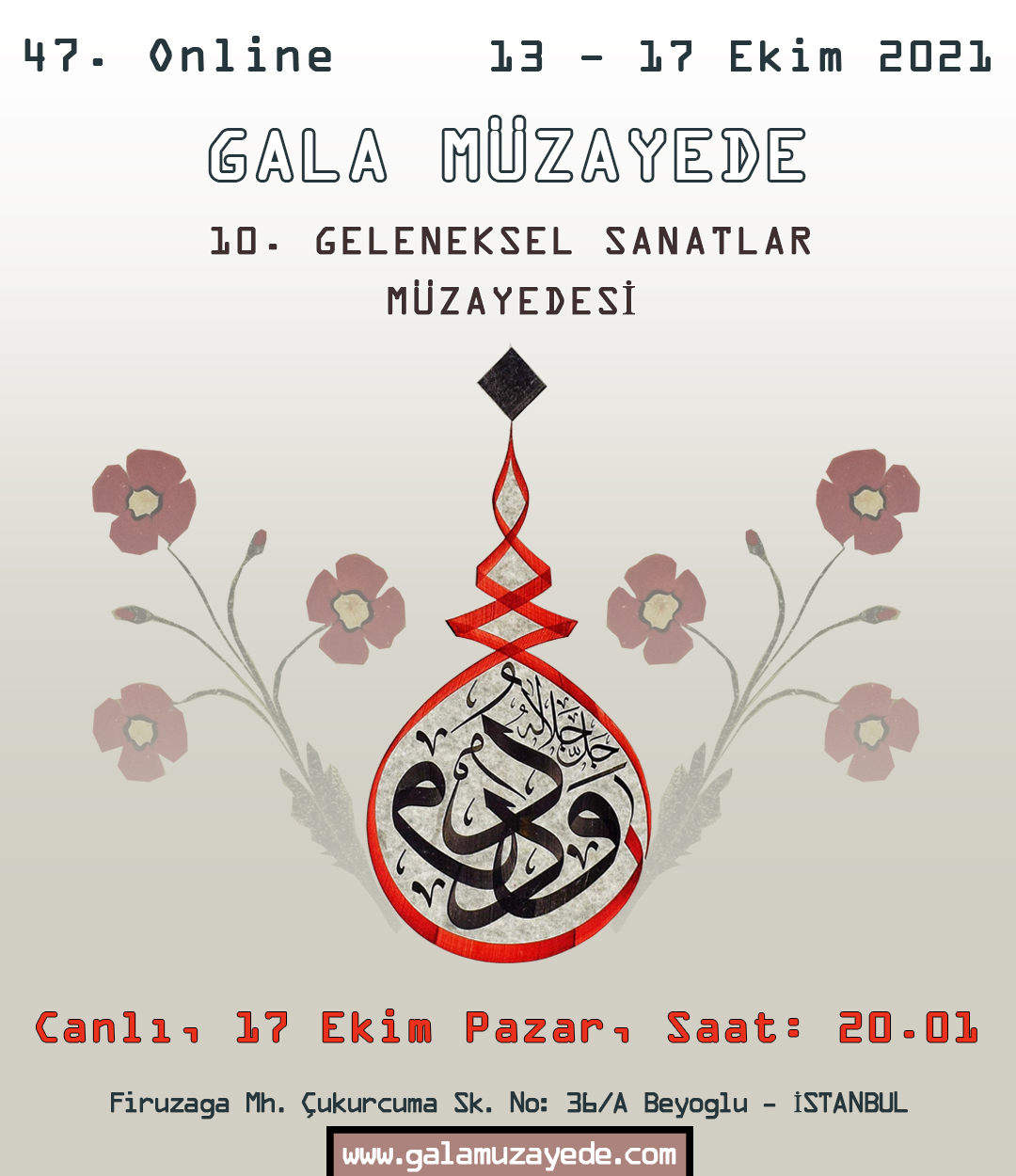 47. Online 10. Geleneksel Sanatlar Müzayedesi - Gala Müzayede