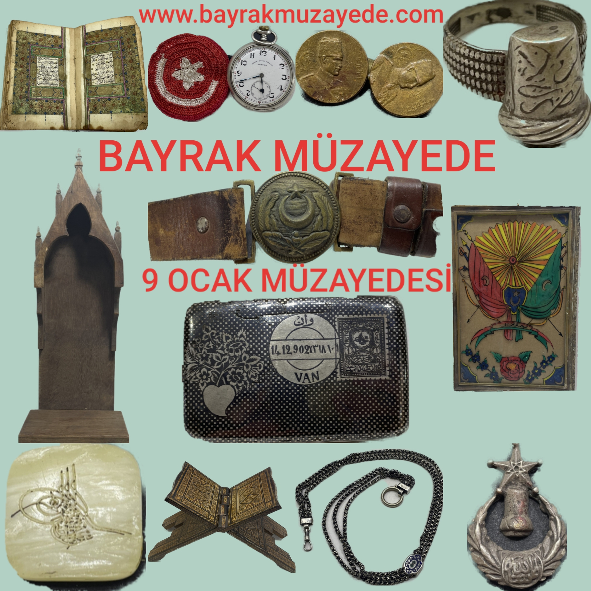 9 OCAK MÜZAYEDESİ - Bayrak Müzayede